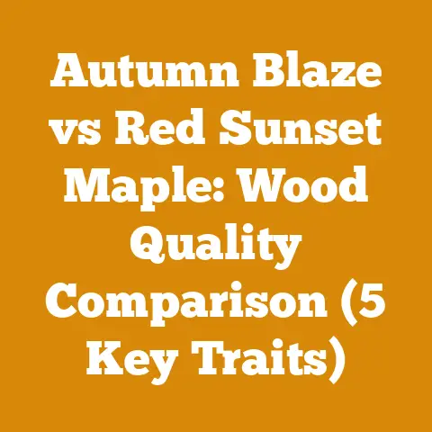 Autumn Blaze vs Red Sunset Maple: Wood Quality Comparison (5 Key Traits)