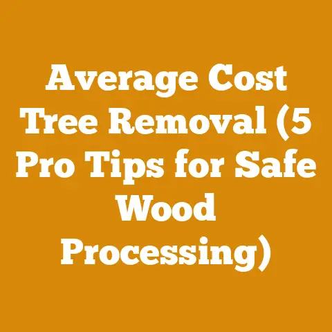 Average Cost Tree Removal (5 Pro Tips for Safe Wood Processing)