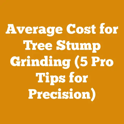 Average Cost for Tree Stump Grinding (5 Pro Tips for Precision)