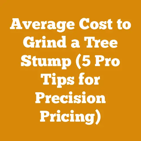 Average Cost to Grind a Tree Stump (5 Pro Tips for Precision Pricing)