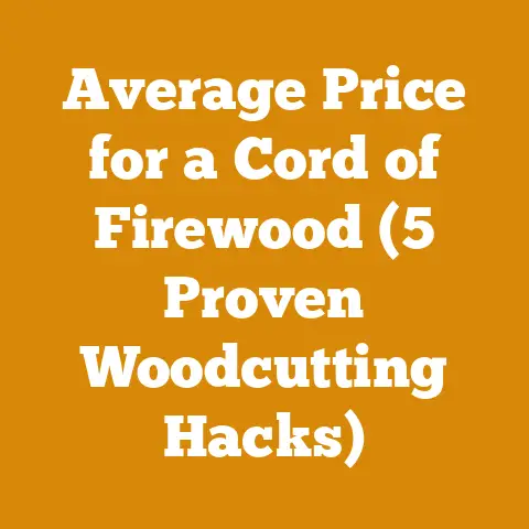 Average Price for a Cord of Firewood (5 Proven Woodcutting Hacks)