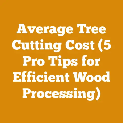 Average Tree Cutting Cost (5 Pro Tips for Efficient Wood Processing)
