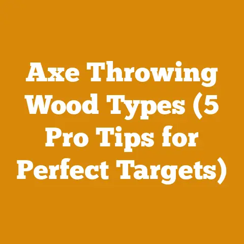Axe Throwing Wood Types (5 Pro Tips for Perfect Targets)