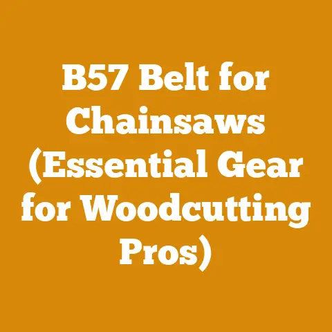 B57 Belt for Chainsaws (Essential Gear for Woodcutting Pros)