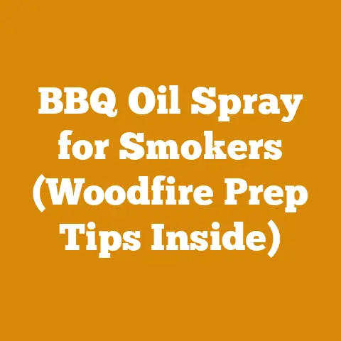 BBQ Oil Spray for Smokers (Woodfire Prep Tips Inside)