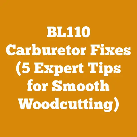 BL110 Carburetor Fixes (5 Expert Tips for Smooth Woodcutting)