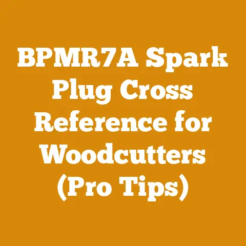 BPMR7A Spark Plug Cross Reference for Woodcutters (Pro Tips)