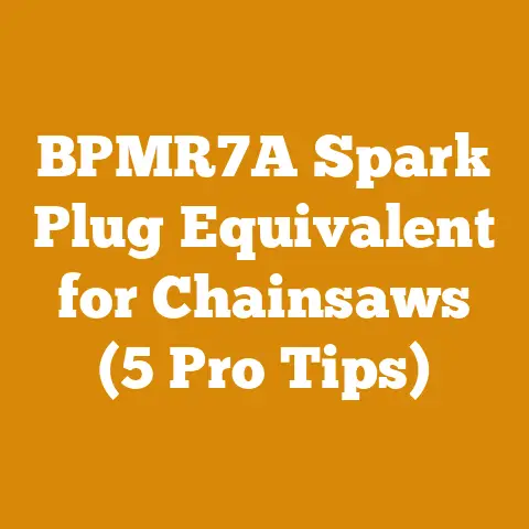 BPMR7A Spark Plug Equivalent for Chainsaws (5 Pro Tips)