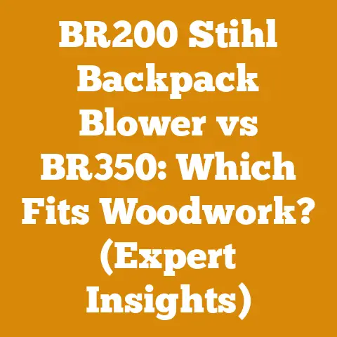 BR200 Stihl Backpack Blower vs BR350: Which Fits Woodwork? (Expert Insights)