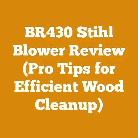 BR430 Stihl Blower Review (Pro Tips for Efficient Wood Cleanup)