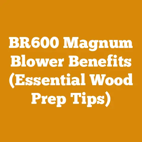 BR600 Magnum Blower Benefits (Essential Wood Prep Tips)