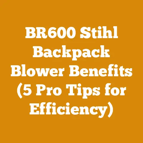 BR600 Stihl Backpack Blower Benefits (5 Pro Tips for Efficiency)