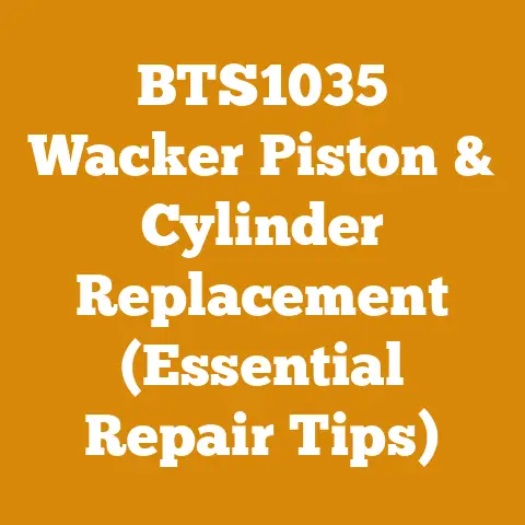 BTS1035 Wacker Piston & Cylinder Replacement (Essential Repair Tips)