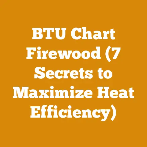 BTU Chart Firewood (7 Secrets to Maximize Heat Efficiency)