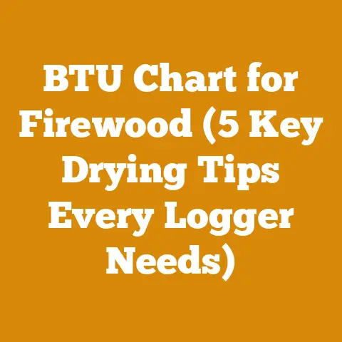 BTU Chart for Firewood (5 Key Drying Tips Every Logger Needs)