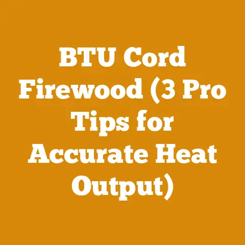 BTU Cord Firewood (3 Pro Tips for Accurate Heat Output)