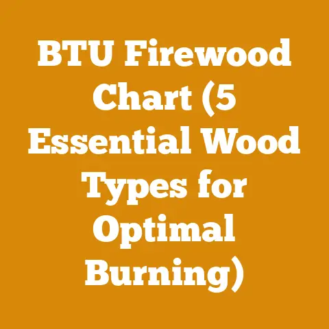 BTU Firewood Chart (5 Essential Wood Types for Optimal Burning)