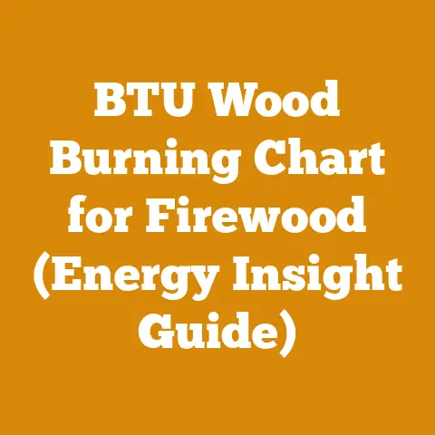 BTU Wood Burning Chart for Firewood (Energy Insight Guide)