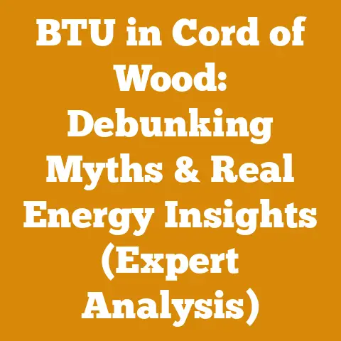 BTU in Cord of Wood: Debunking Myths & Real Energy Insights (Expert Analysis)