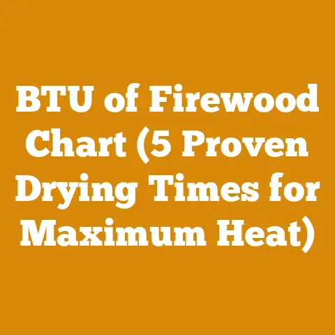 BTU of Firewood Chart (5 Proven Drying Times for Maximum Heat)