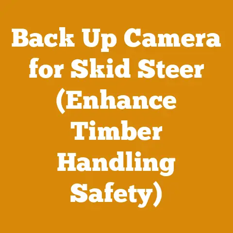 Back Up Camera for Skid Steer (Enhance Timber Handling Safety)
