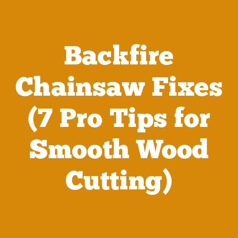 Backfire Chainsaw Fixes (7 Pro Tips for Smooth Wood Cutting)