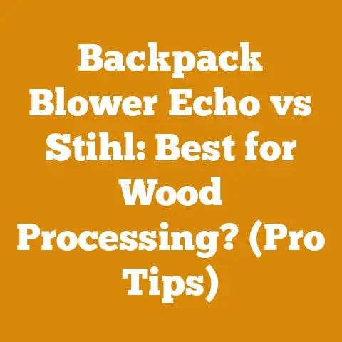 Backpack Blower Echo vs Stihl: Best for Wood Processing? (Pro Tips)