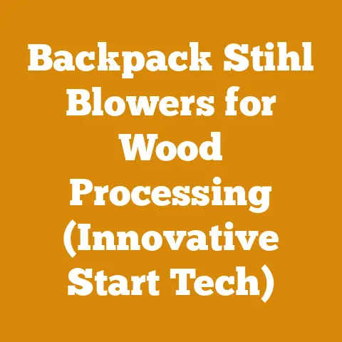 Backpack Stihl Blowers for Wood Processing (Innovative Start Tech)