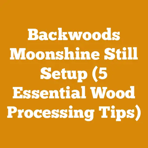 Backwoods Moonshine Still Setup (5 Essential Wood Processing Tips)