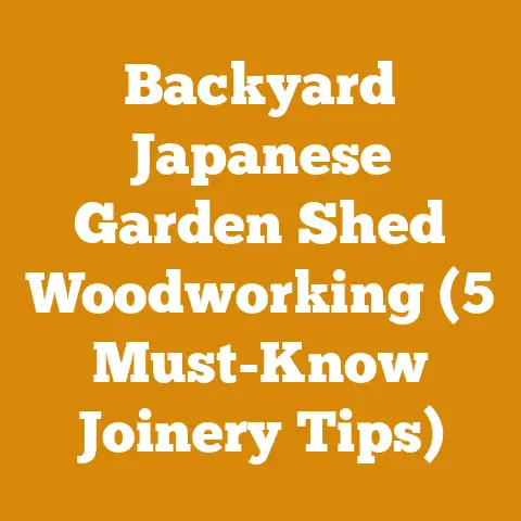 Backyard Japanese Garden Shed Woodworking (5 Must-Know Joinery Tips)