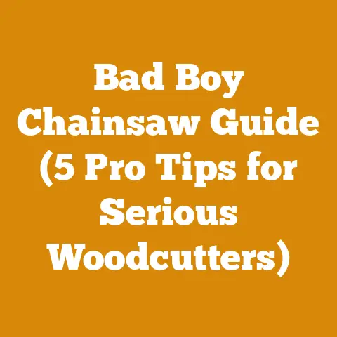 Bad Boy Chainsaw Guide (5 Pro Tips for Serious Woodcutters)