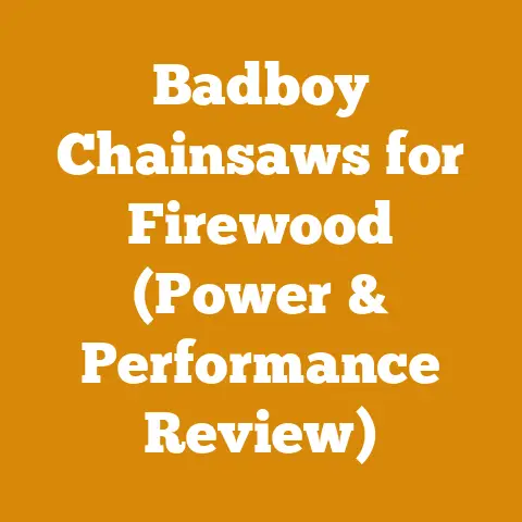 Badboy Chainsaws for Firewood (Power & Performance Review)