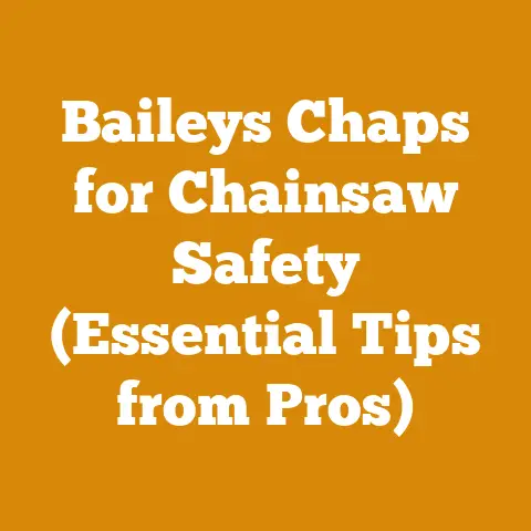 Baileys Chaps for Chainsaw Safety (Essential Tips from Pros)