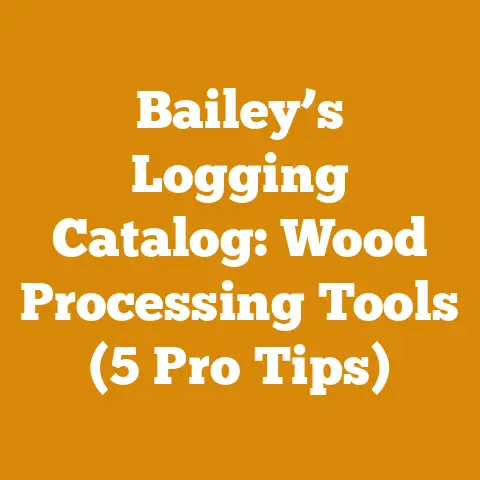 Bailey’s Logging Catalog: Wood Processing Tools (5 Pro Tips)