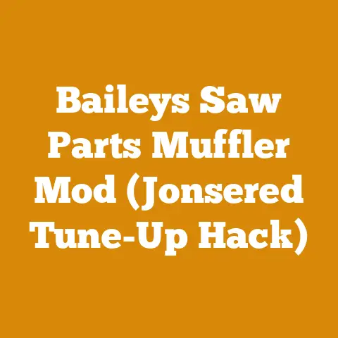 Baileys Saw Parts Muffler Mod (Jonsered Tune-Up Hack)