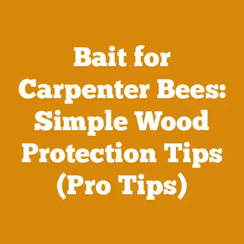 Bait for Carpenter Bees: Simple Wood Protection Tips (Pro Tips)