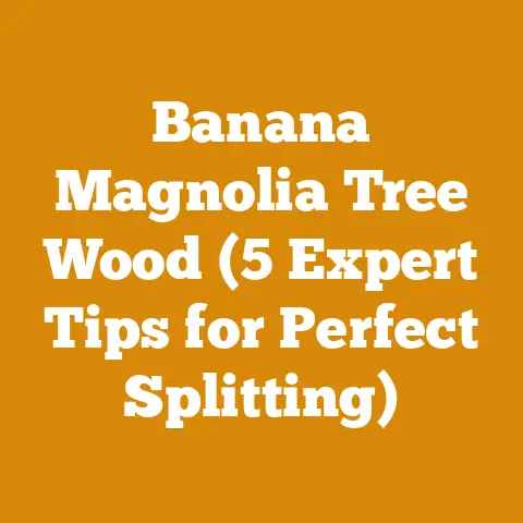 Banana Magnolia Tree Wood (5 Expert Tips for Perfect Splitting)
