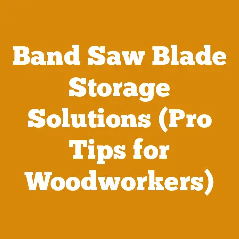 Band Saw Blade Storage Solutions (Pro Tips for Woodworkers)