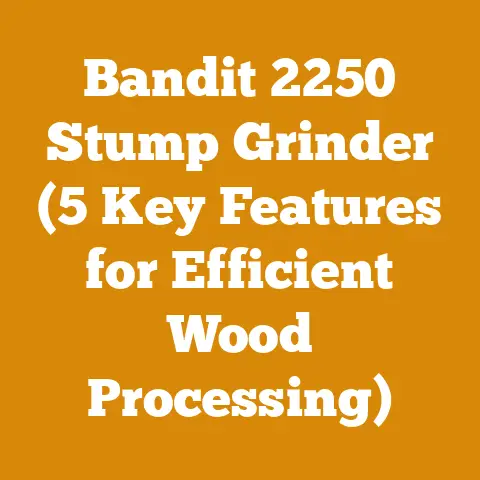Bandit 2250 Stump Grinder (5 Key Features for Efficient Wood Processing)