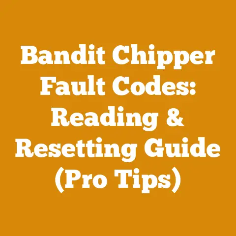 Bandit Chipper Fault Codes: Reading & Resetting Guide (Pro Tips)