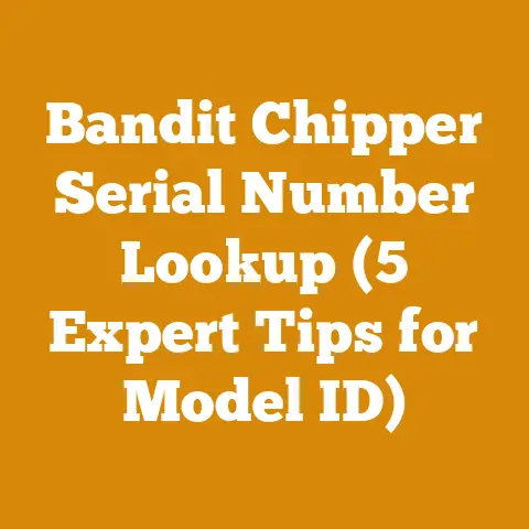 Bandit Chipper Serial Number Lookup (5 Expert Tips for Model ID)