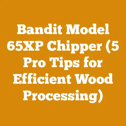 Bandit Model 65XP Chipper (5 Pro Tips for Efficient Wood Processing)