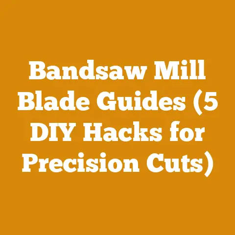 Bandsaw Mill Blade Guides (5 DIY Hacks for Precision Cuts)