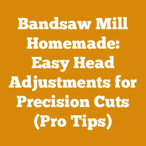 Bandsaw Mill Homemade: Easy Head Adjustments for Precision Cuts (Pro Tips)