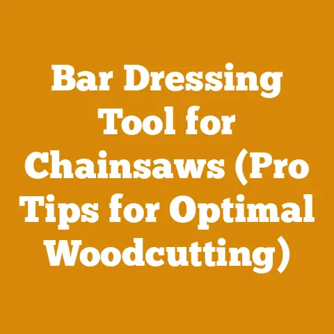 Bar Dressing Tool for Chainsaws (Pro Tips for Optimal Woodcutting)