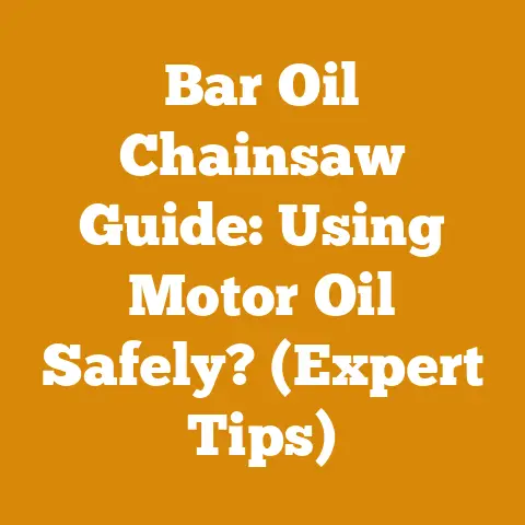 Bar Oil Chainsaw Guide: Using Motor Oil Safely? (Expert Tips)