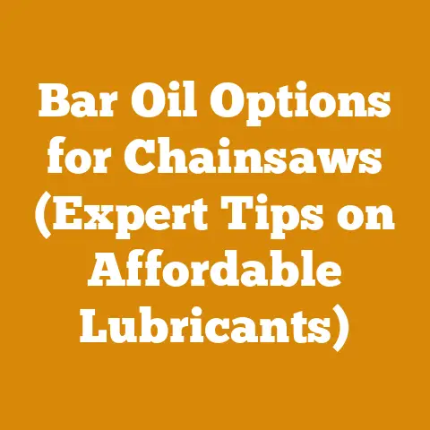 Bar Oil Options for Chainsaws (Expert Tips on Affordable Lubricants)