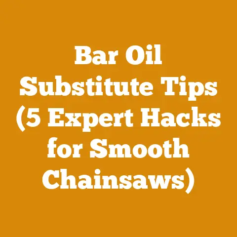 Bar Oil Substitute Tips (5 Expert Hacks for Smooth Chainsaws)