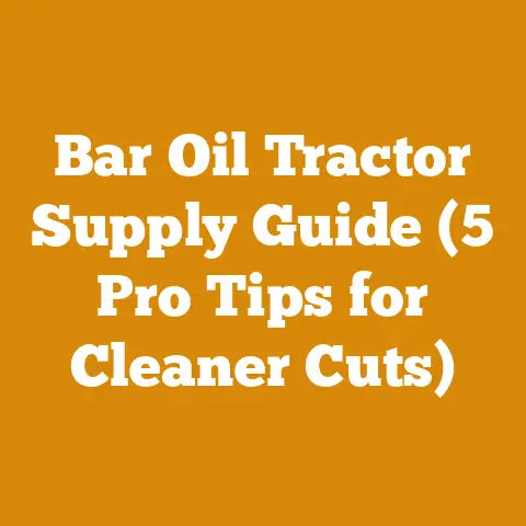 Bar Oil Tractor Supply Guide (5 Pro Tips for Cleaner Cuts)