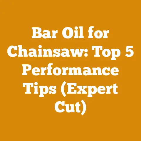 Bar Oil for Chainsaw: Top 5 Performance Tips (Expert Cut)